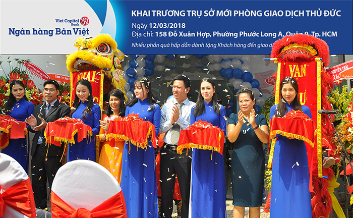 NH Bản Việt: Khai trương trụ sở mới PGD Thủ Đức