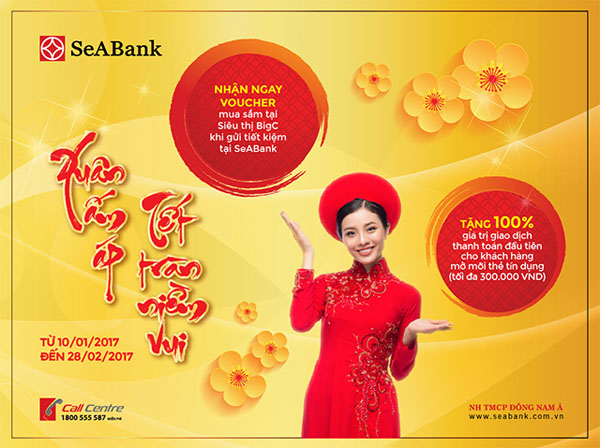 SeaBank: "Xuân ấm áp - Tết tràn niềm vui"